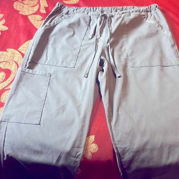 Cherokee Drawstring Flare Scrub Pant - Size Medium - Picture 3 of 3